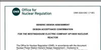 西屋AP1000核電站設(shè)計(jì)獲得英國(guó)核管會(huì)的批準(zhǔn)確認(rèn)