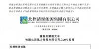 北控清潔能源擬收購北控<font color=