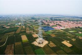 蒙西-天津南1000千伏特高壓線路18標(biāo)段全線貫通