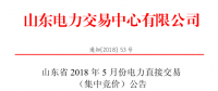 山東2018年5月集中競價、雙邊協商交易25日展開（附名單）