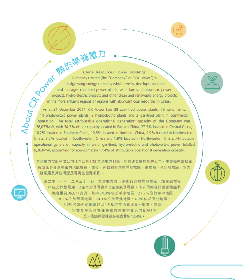 華潤(rùn)電力2017年報(bào)：風(fēng)電裝機(jī)達(dá)562.9萬(wàn)千瓦 在建213.7萬(wàn)千瓦