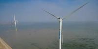 天津南港海上風(fēng)電場(chǎng)一期首批風(fēng)力發(fā)電機(jī)<font color=