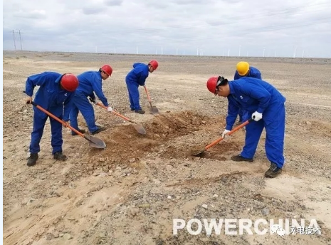 甘肅瓜州風(fēng)電場(chǎng)開展防汛抗洪演練