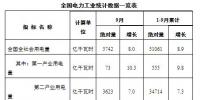 國(guó)家能源局：1-9月份全國(guó)售電量41933億千瓦時(shí) 同比增10.5%