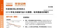 2019年電力設(shè)備行業(yè)十大猜想：配網(wǎng)或醞釀類似特高壓的投資機會